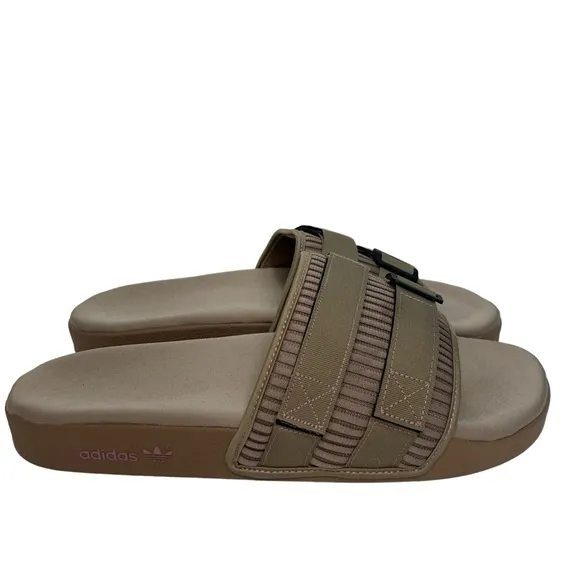 Adidas Originals Adilette 2.0 Pride Slides Sz 13 Tan