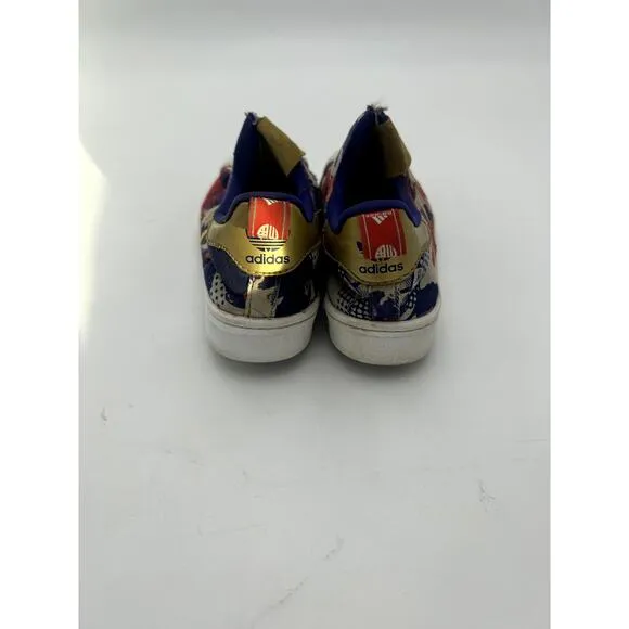 Adidas Originals Infant Size 13K Superstar 360 New Year Slip On Sneakers Multi