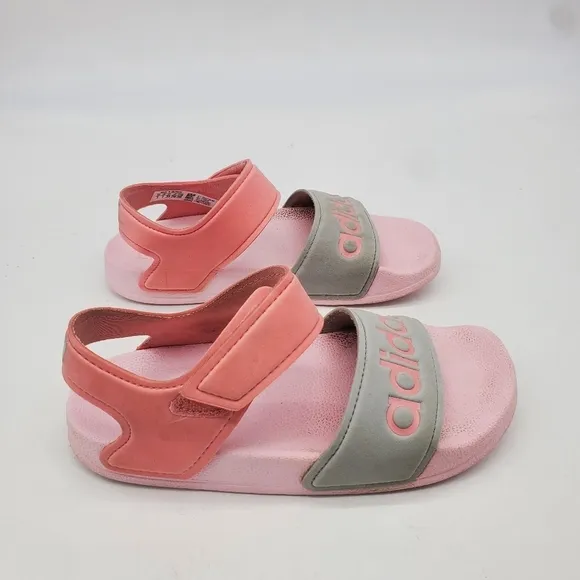 ADIDAS Shoes Youth 1 Kids Adilette Slides Sandals Girls Classic Beach Summer