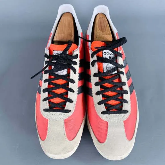 ADIDAS SL 72 Orange Beige Mixed Materials Mesh Sneakers