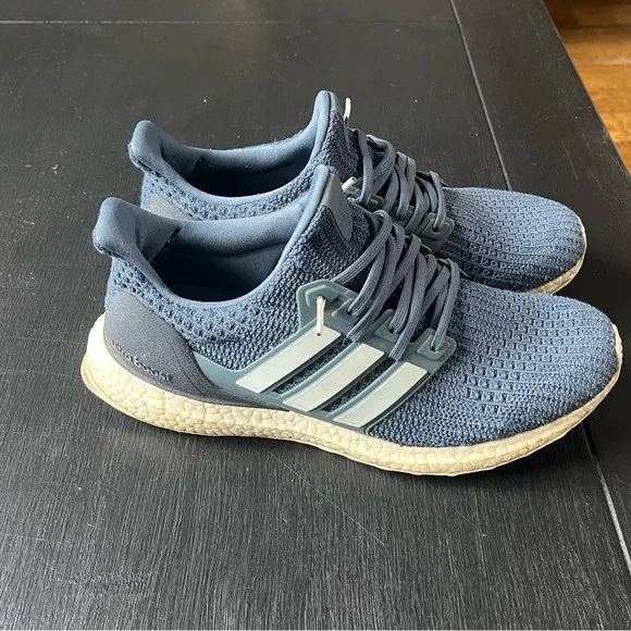 Adidas Ultra Boost 4.0 “Show Your Stripes” Blue and White Sneakers