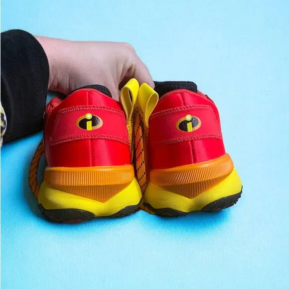 Adidas x Disney Mr. Incredible NWT Dame 8 Red Yellow Basketball Sneakers 5Y