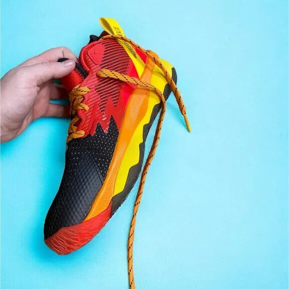 Adidas x Disney Mr. Incredible NWT Dame 8 Red Yellow Basketball Sneakers 5Y