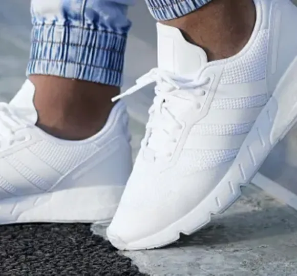 Adidas ZX 1K Boost White Sneakers NEW