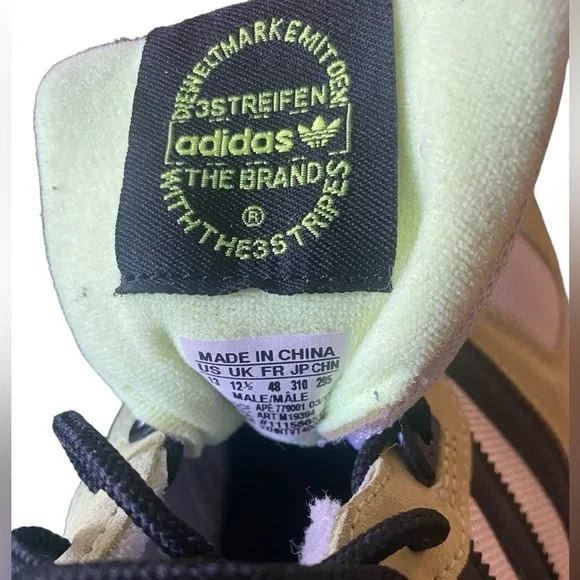 ADIDAS ZX 700 Fluorescent Green Black White Sneakers Mens Size 12 ECU