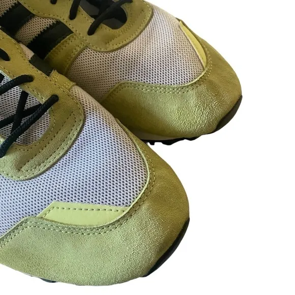 ADIDAS ZX 700 Fluorescent Green Black White Sneakers Mens Size 12 ECU