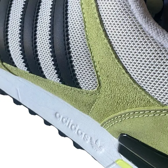 ADIDAS ZX 700 Fluorescent Green Black White Sneakers Mens Size 12 ECU