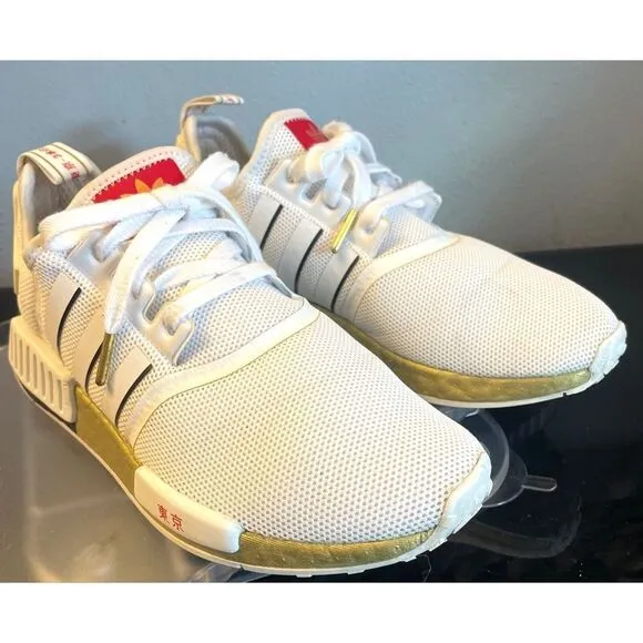 adidas NMD R1United By Sneakers Tokyo Mesh Sneakers White Low Men’s Size 7