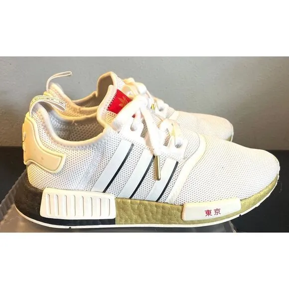 adidas NMD R1United By Sneakers Tokyo Mesh Sneakers White Low Men’s Size 7