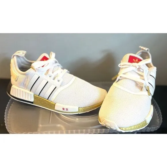 adidas NMD R1United By Sneakers Tokyo Mesh Sneakers White Low Men’s Size 7
