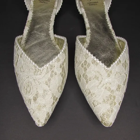 Adrianna Papell Bridal D'Orsay Ballet Flats 11