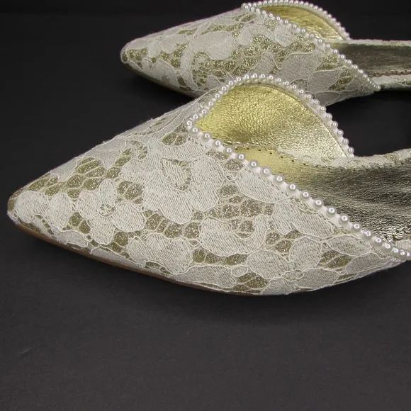 Adrianna Papell Bridal D'Orsay Ballet Flats 11