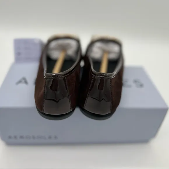 AEROSOLES Big Bet Brown Ballet Comfort Flats - US 5.5 M