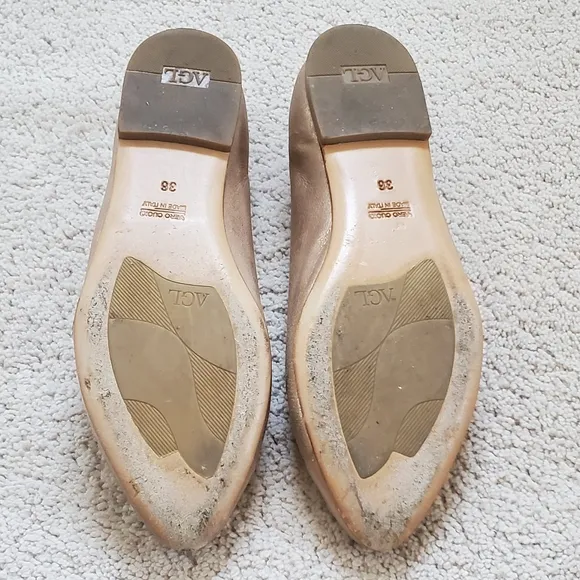 AGL Asymmetrical Cap Toe Loafers(Euro 36)