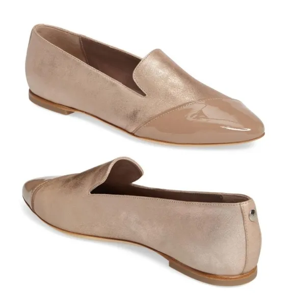 AGL Asymmetrical Cap Toe Loafers(Euro 36)