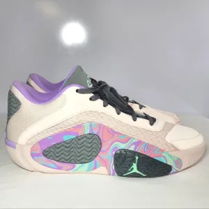 Air Jordan Size 10.5 Tatum 2 Easter sidewalk chalk Sneaker.