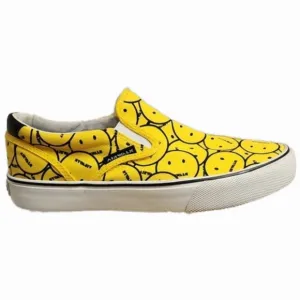 Airwalk Smiley Face Waride Yellow Black Slip-on sneakers (m size 9.5)