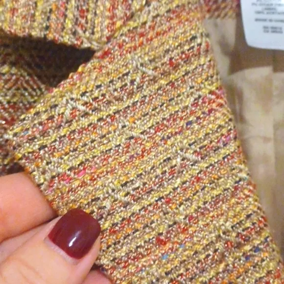 AK Cropped Tweed Blazer