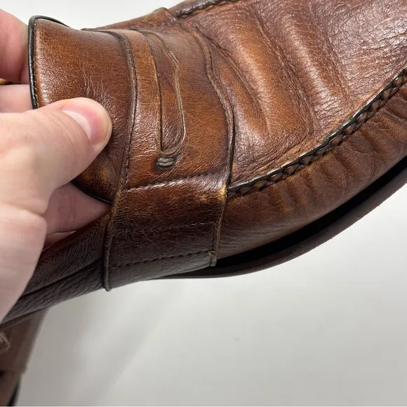 Alan Payne Genuine Deer Leather Loafers Size 12