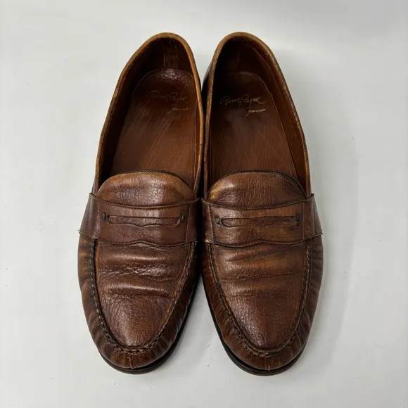 Alan Payne Genuine Deer Leather Loafers Size 12