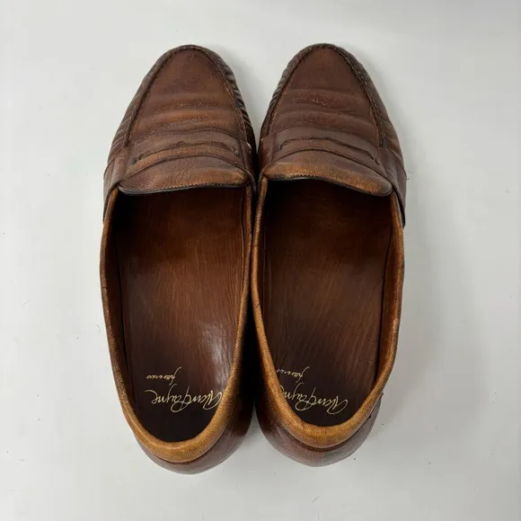 Alan Payne Genuine Deer Leather Loafers Size 12