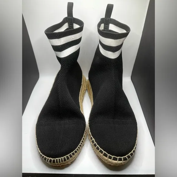Alexander Wang High Ankle Sock Sneaker Espadrilles‎ Size 10
