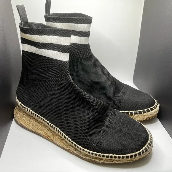 Alexander Wang High Ankle Sock Sneaker Espadrilles‎ Size 10