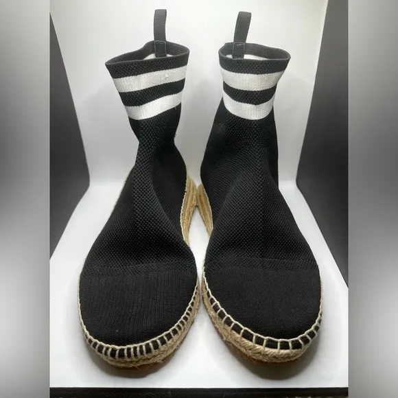 Alexander Wang High Ankle Sock Sneaker Espadrilles‎ Size 10