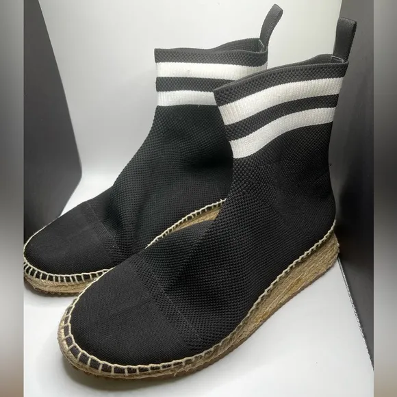 Alexander Wang High Ankle Sock Sneaker Espadrilles‎ Size 10