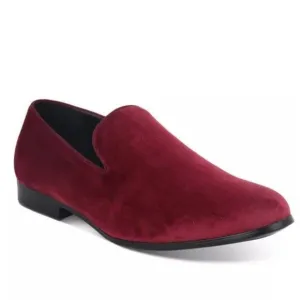 Alfani Men's Zion Red Smoking Slipper Loafers NWOB