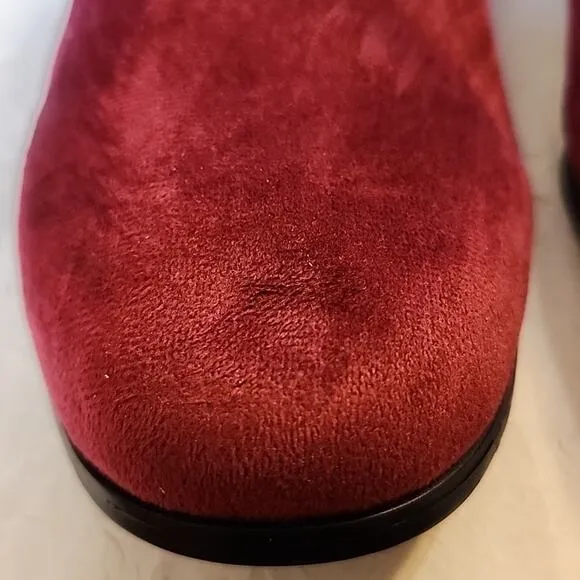 Alfani Men's Zion Red Smoking Slipper Loafers NWOB