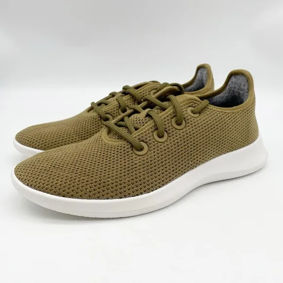 Allbirds Men's Sneakers in Olive and White