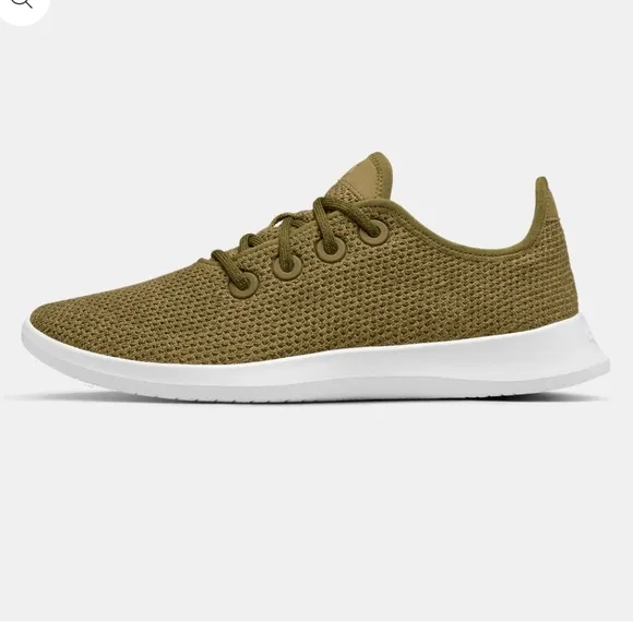 Allbirds Men's Sneakers in Olive and White