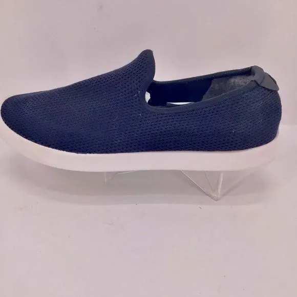 Allbirds Mens Tree Loungers Slip On Sneakers Navy White Size 11