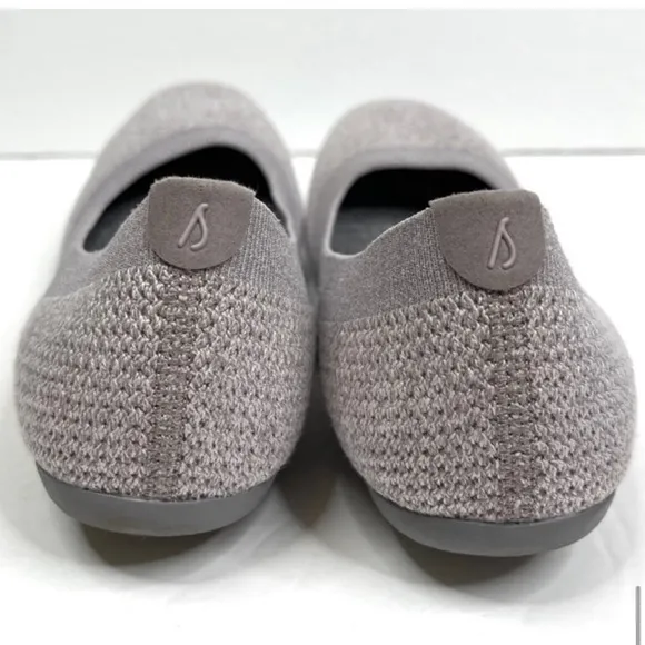 ALLBIRDS Tree Breezers Ballet Flats Heathered Mist Gray Size 8