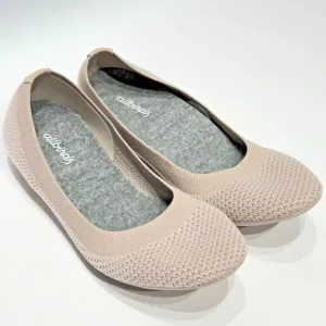 Allbirds Tree Breezers Beige Knit Comfort Ballet Flats Women’s Size 6 Worn Once!