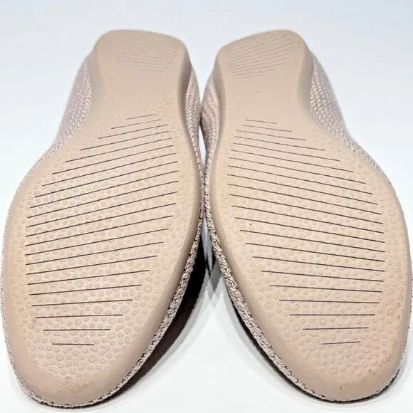 Allbirds Tree Breezers Beige Knit Comfort Ballet Flats Women’s Size 6 Worn Once!
