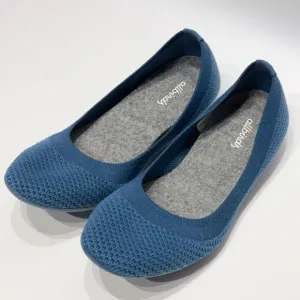 Allbirds Tree Breezers Blue Knit Comfort Ballet Flats Women’s Size 6 Worn Once!