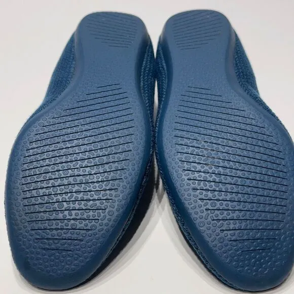 Allbirds Tree Breezers Blue Knit Comfort Ballet Flats Women’s Size 6 Worn Once!