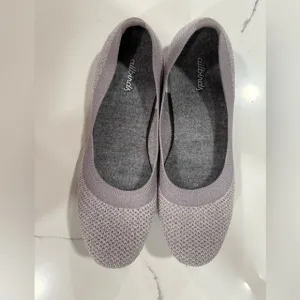 Allbirds Tree Breezers Lilac Hush Woven Flats Comfort Walking Washable Size 9.5