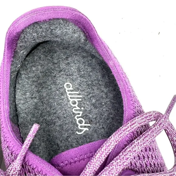 Allbirds Tree Runners TR purple mesh washable sneakers lace-up 10