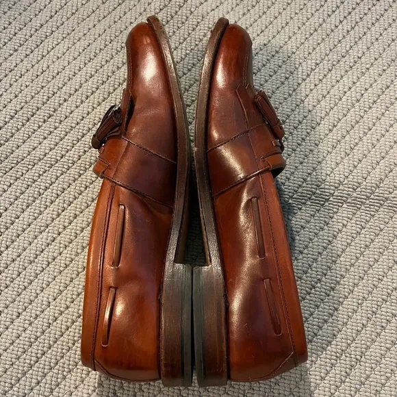 Allen Edmonds Alexandria Tassled Fringe Loafers Leather Kiltie Designer Mens 11