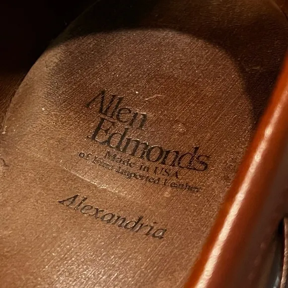Allen Edmonds Alexandria Tassled Fringe Loafers Leather Kiltie Designer Mens 11