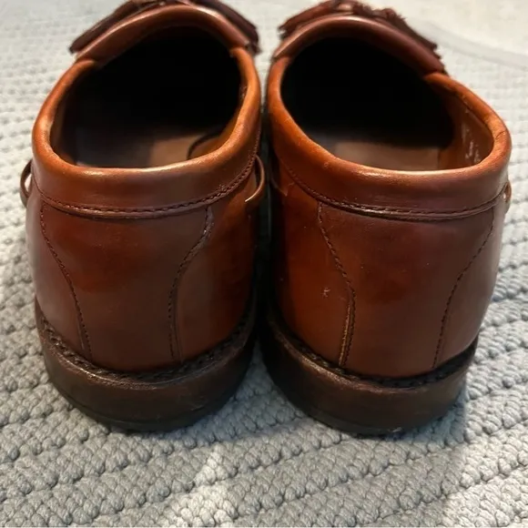 Allen Edmonds Alexandria Tassled Fringe Loafers Leather Kiltie Designer Mens 11