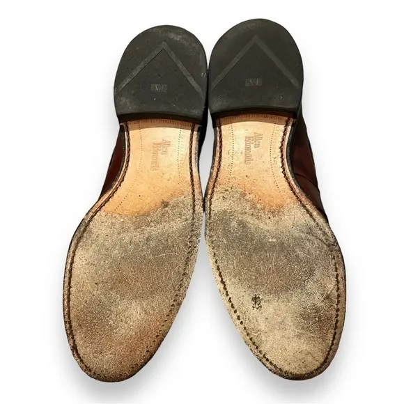 Allen Edmonds Alexandria Tassled Fringe Loafers Leather Kiltie Designer Mens 11