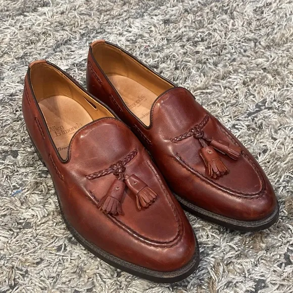 Allen Edmonds Brookwood Men's Brown Leather Loafers sz 8