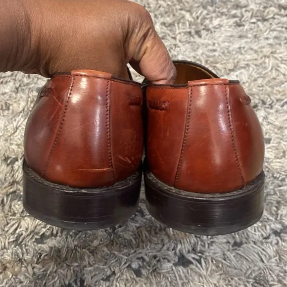 Allen Edmonds Brookwood Men's Brown Leather Loafers sz 8