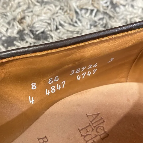 Allen Edmonds Brookwood Men's Brown Leather Loafers sz 8