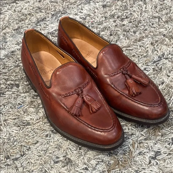 Allen Edmonds Brookwood Men's Brown Leather Loafers sz 8
