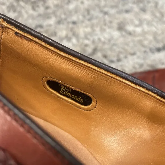 Allen Edmonds Brookwood Men's Brown Leather Loafers sz 8
